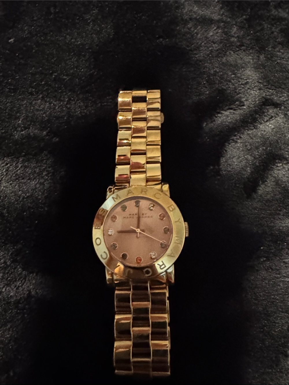 Marc by Marc Jacobs Rose Gold Tone Women's Bracelet Watch with Crystal Markers